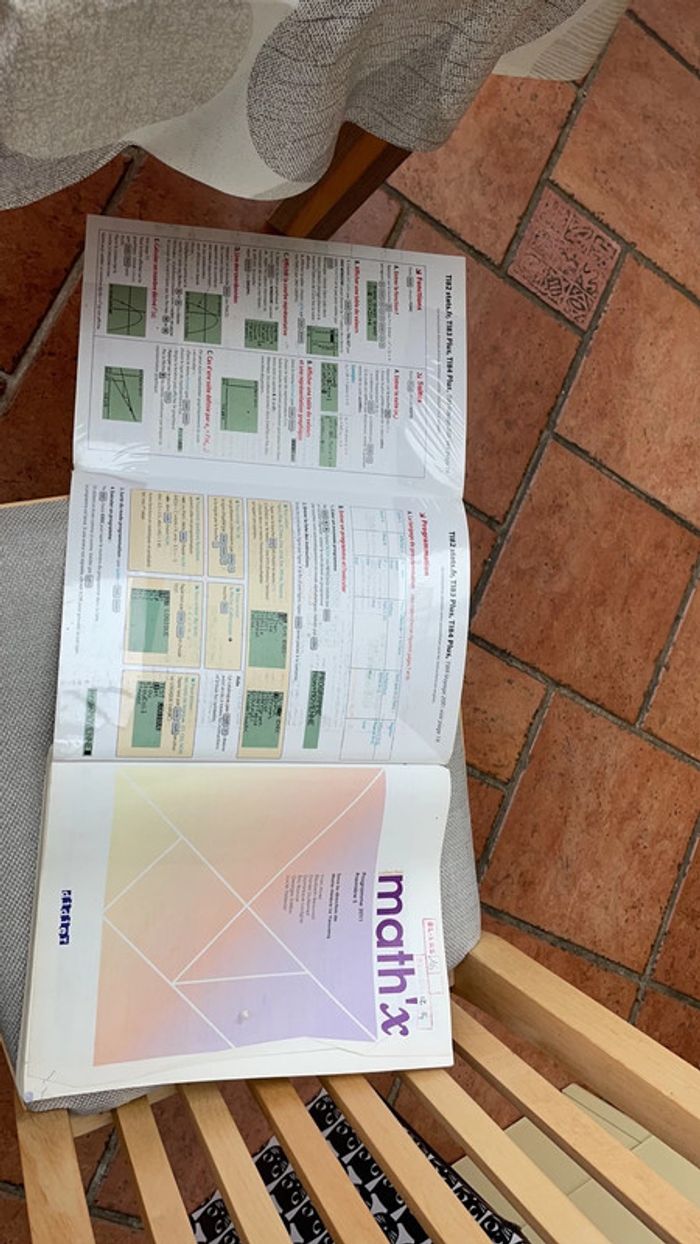 Livre scolaire math’x / Mathématique 1 S - photo numéro 3