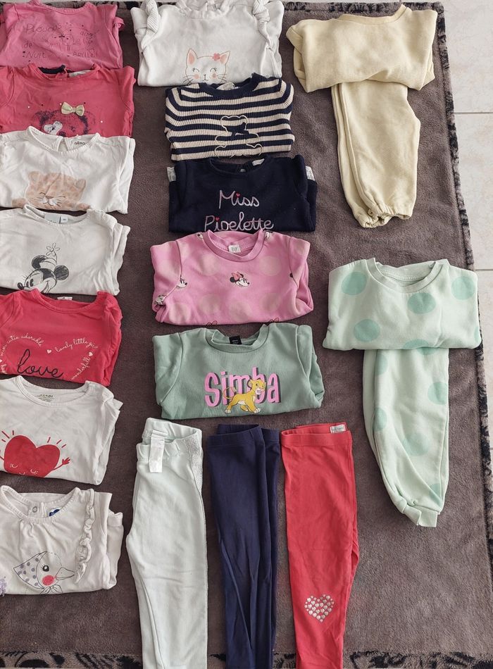 Lot vêtements fille mi saison 12-18 mois - photo numéro 3