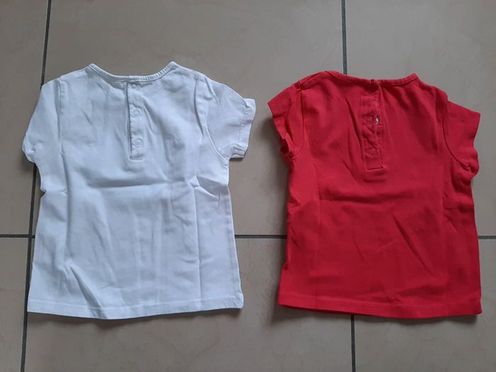 Lot de 6 tee shirts fille 12 mois - photo numéro 8