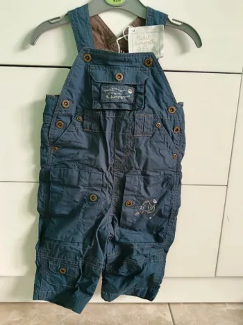 Salopette bleu Taille 12 mois Cadet Rousselleq