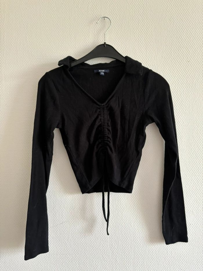 Blouse avec cordon