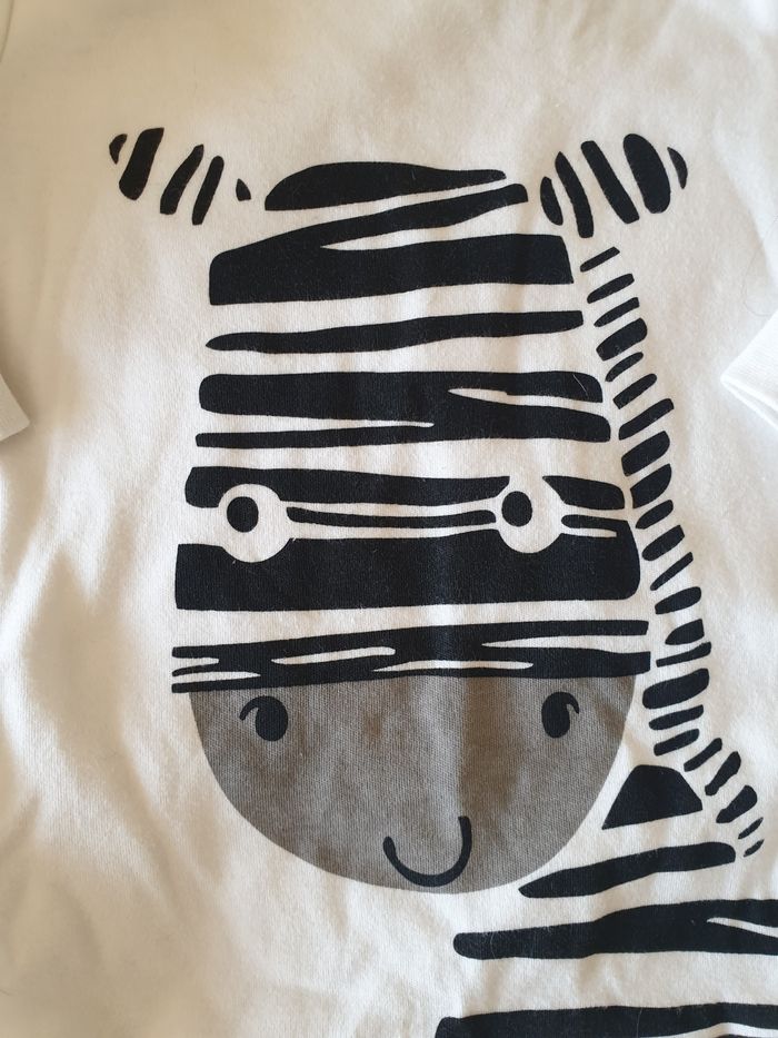 Pyjama zèbre 3-6M - photo numéro 3