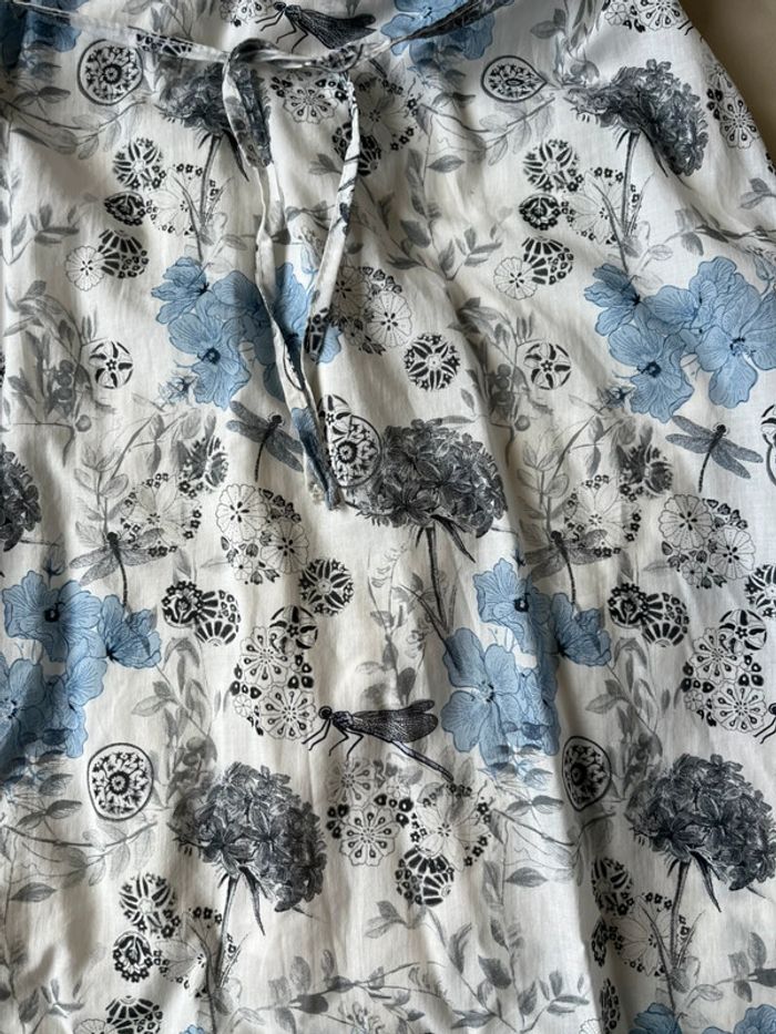 Jolie robe en coton doublée neuve motifs nature women dept so soon - photo numéro 18