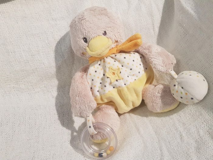 Peluche canard/poussin Mots d'enfants