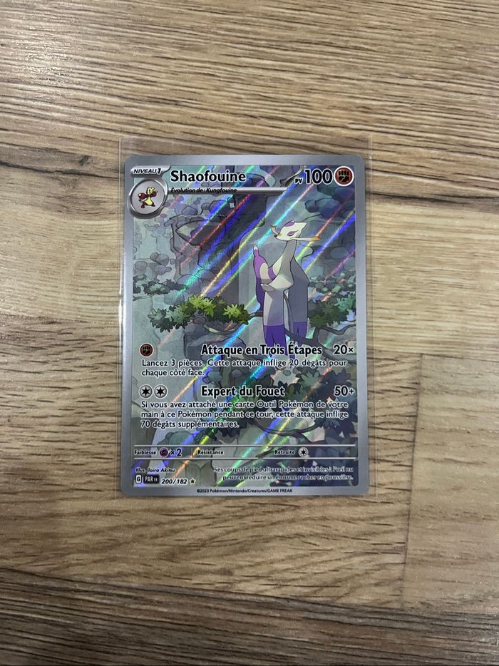 Carte Pokémon shaofouine PAR 200