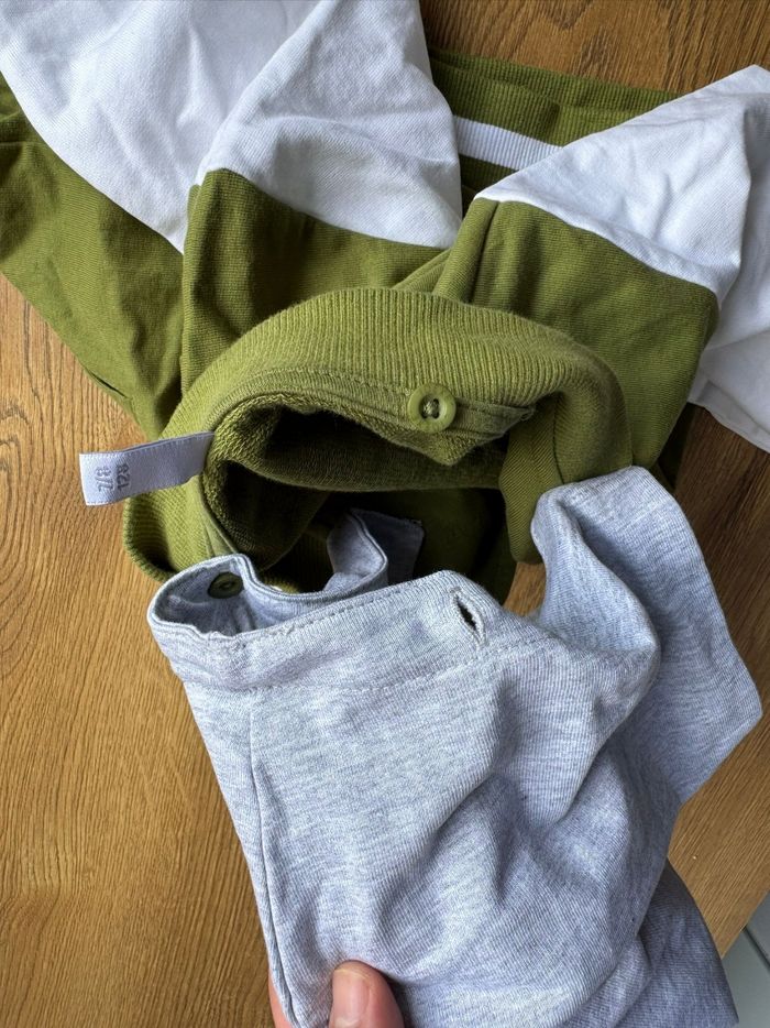 Veste sweat à capuche amovible verte kaki Idexe’ taille 8 ans –  petit défaut à la fermeture - photo numéro 6