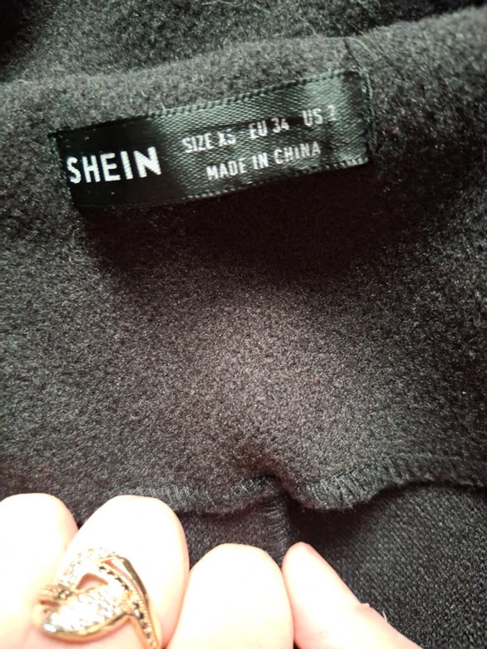 Manteau shein noir - photo numéro 3