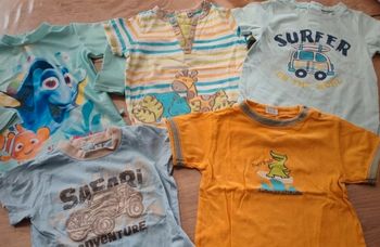 Lot 4 Tee-shirt garçon 18mois