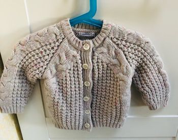 Gilet boutchou fille 24 mois