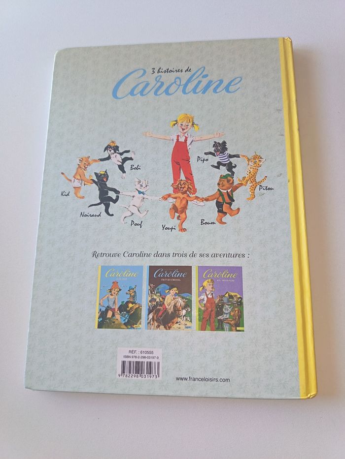 Livre 3 histoires de Caroline - photo numéro 2