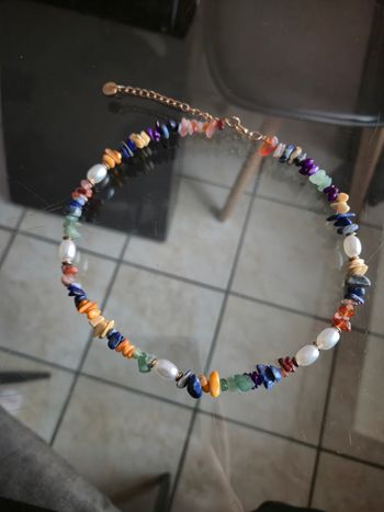 Collier cxl by Christian Lacroix Doré multicolore