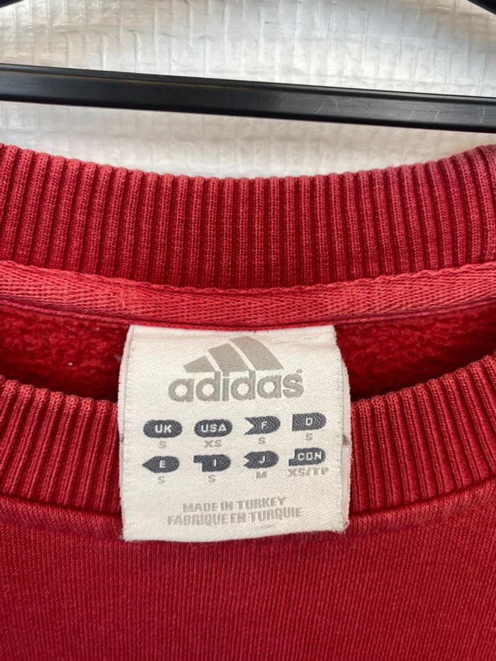 Grew neck Adidas vintage homme S rouge  (2758) - photo numéro 6