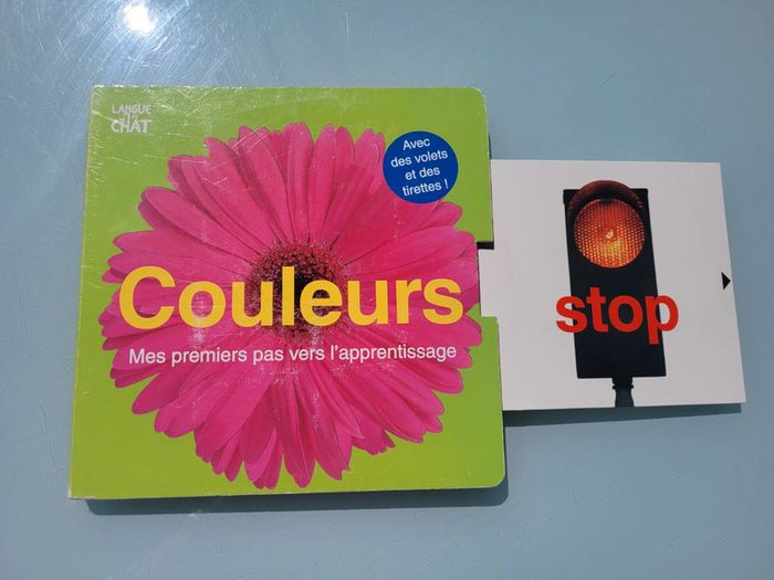 Livre animé de volets et tirettes 🌸 Couleurs 🎨 Mes premiers pas vers l'apprentissage - photo numéro 3