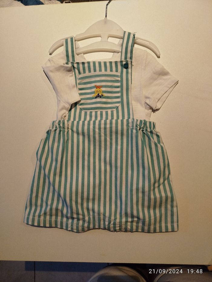 Ensemble t-shirt+ salopette
