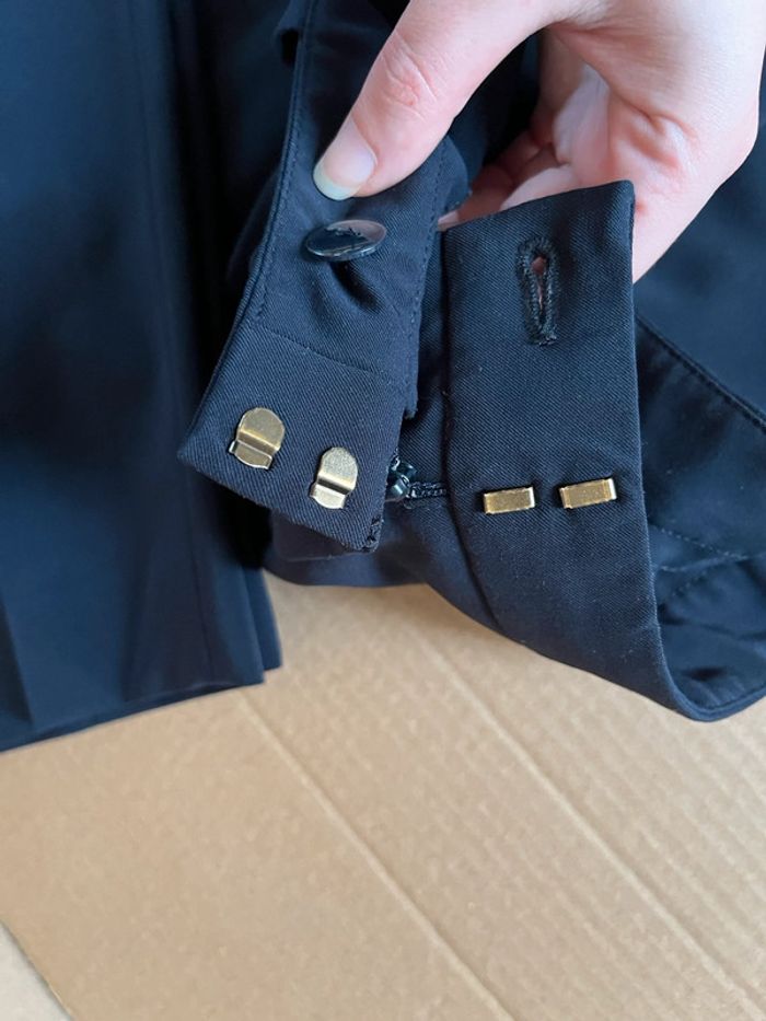 Pantalon tailleur droit bleu marine - photo numéro 6