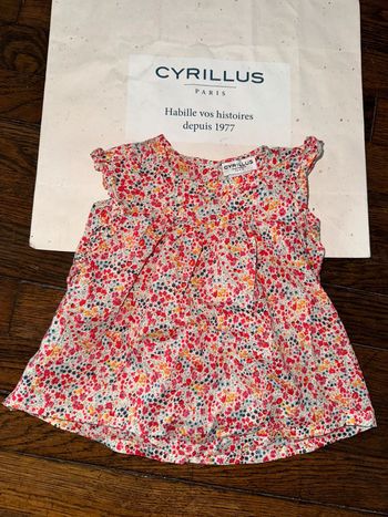 blouse liberty cyrillus 6 mois