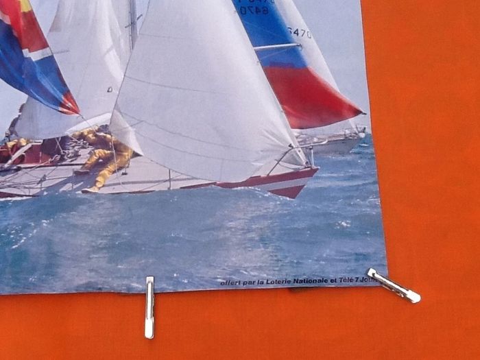 Années 1980 Affiche Nautisme Régate de Voiliers Offert par la Loterie Nationale et Télé 7 jours - photo numéro 6