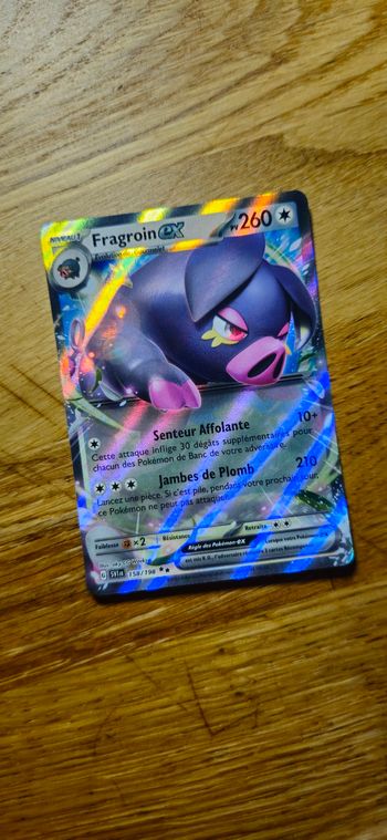 Carte pokemon Fragroin EX  158/198