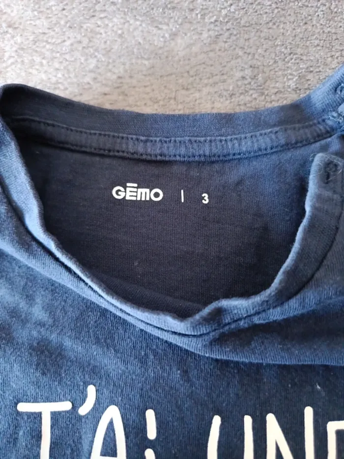 Tee shirt manche longue, 3 ans, Gémo - photo numéro 4