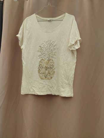 Haut blanc taille 48/50