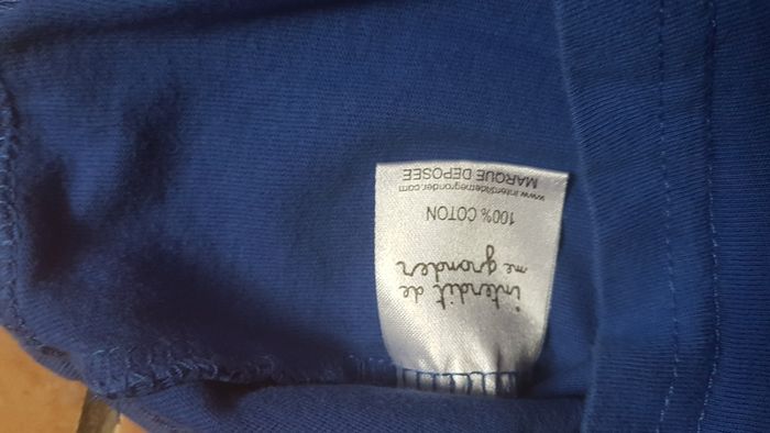 T shirt garçon 8 ans bleu Interdit de me gronder - photo numéro 3