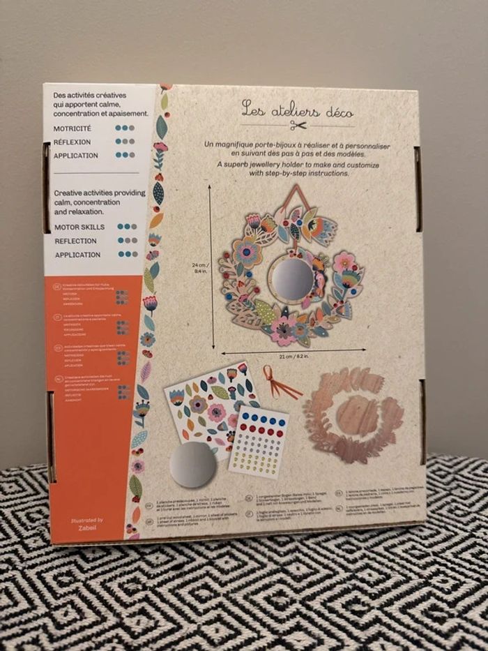 Janod -Kit Créatif - Porte bijoux à Décorer - Dès 7 ans - photo numéro 2