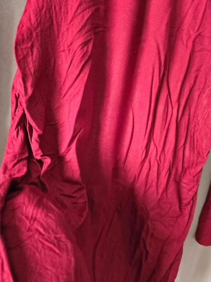 Robe grossesse bordeaux - photo numéro 3