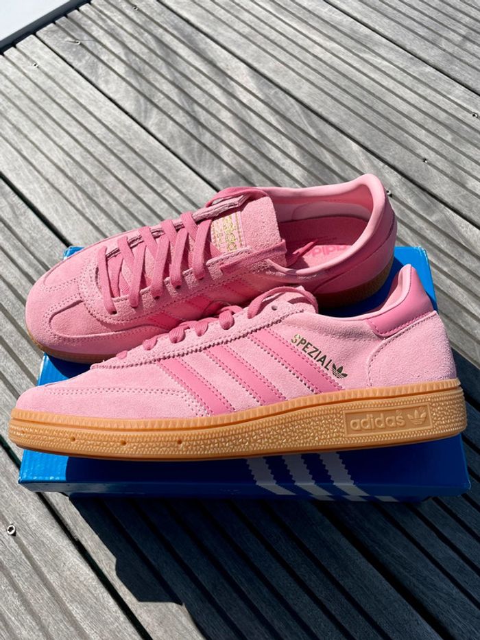 Adidas handball spezial triple pink London flower - photo numéro 3