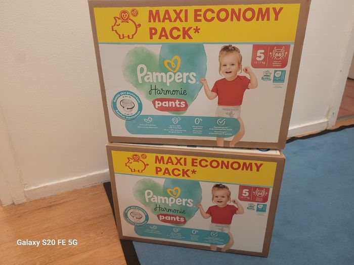 2 paquet Pampers harmonie pants taille 5 - photo numéro 2