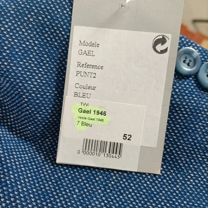 Veste bleue de costume - tailleur homme bleu foncé Di Lorenzo A463 - photo numéro 6