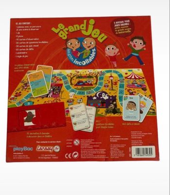 Jeu lés incollables 