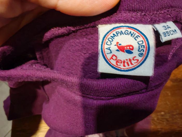 Robe violette hiver fille - taille 3 ans La compagnie des petits - photo numéro 3