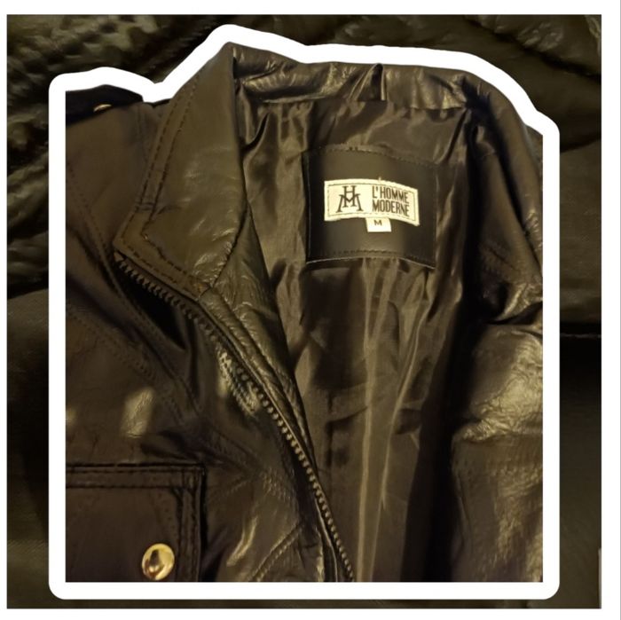 veste 100%cuir d'agneau L'homme moderne.T .M - photo numéro 4