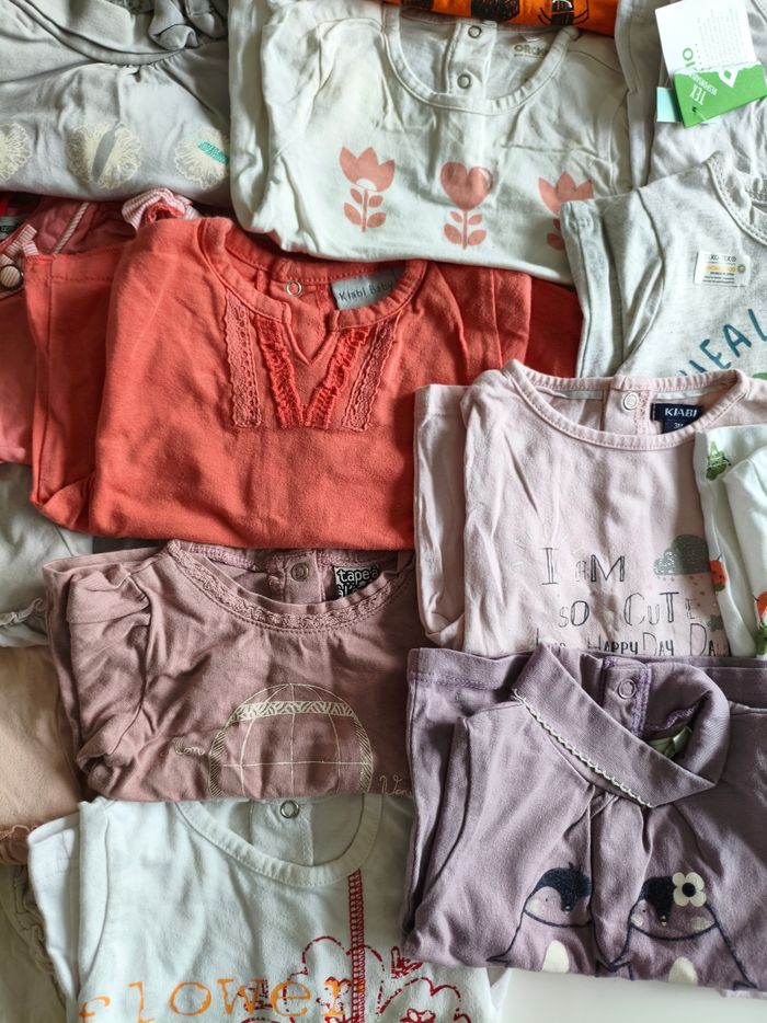 Lot tee shirt et pull fille 3 mois - photo numéro 6