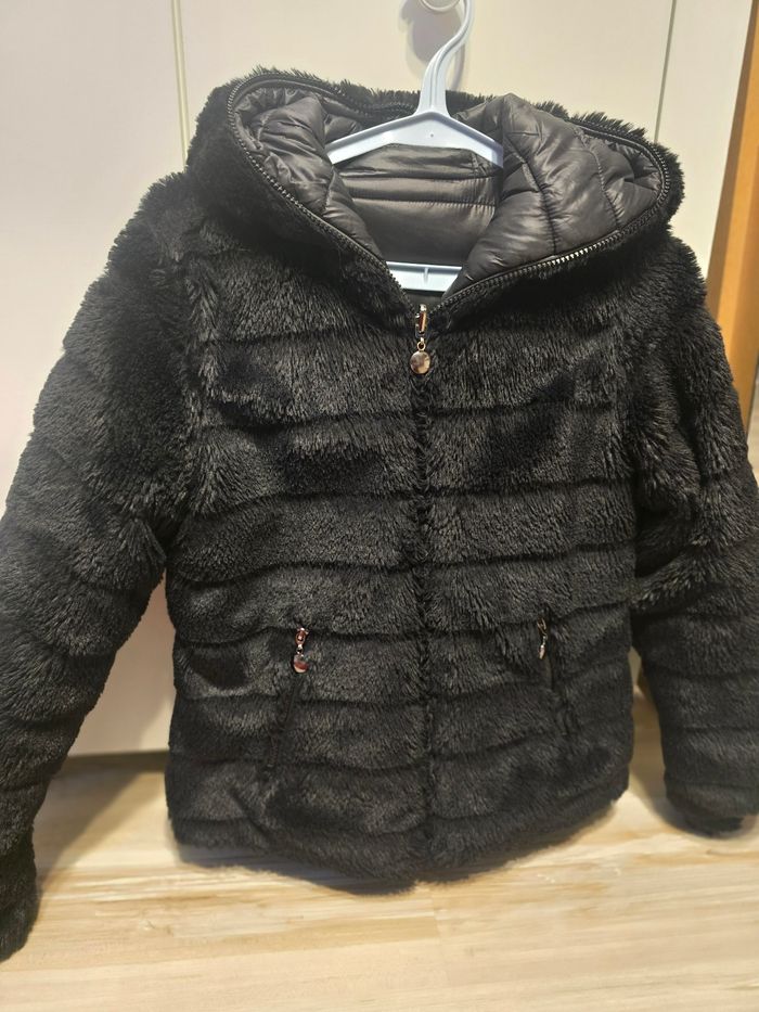 Manteau fourrure / doudoune réversible - photo numéro 6