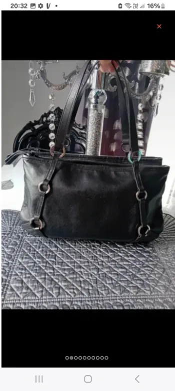 Sac longchamp en cuir 31x16x6