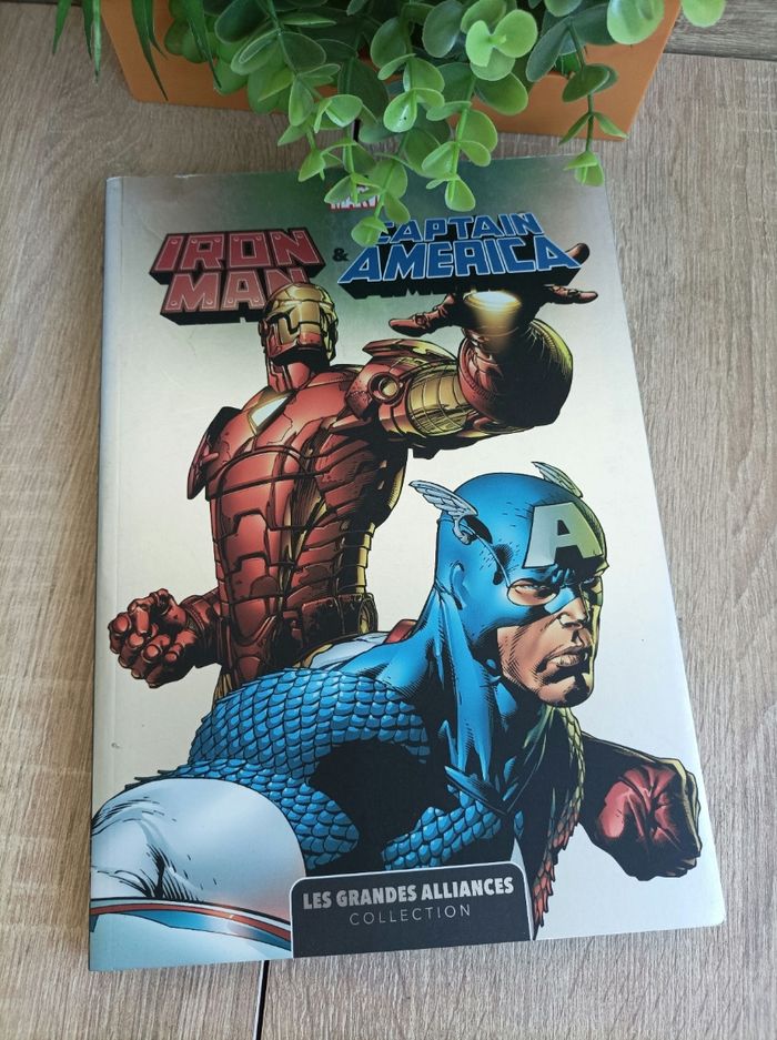 Album comics Marvel Iron-man et Captain America Les grandes alliances