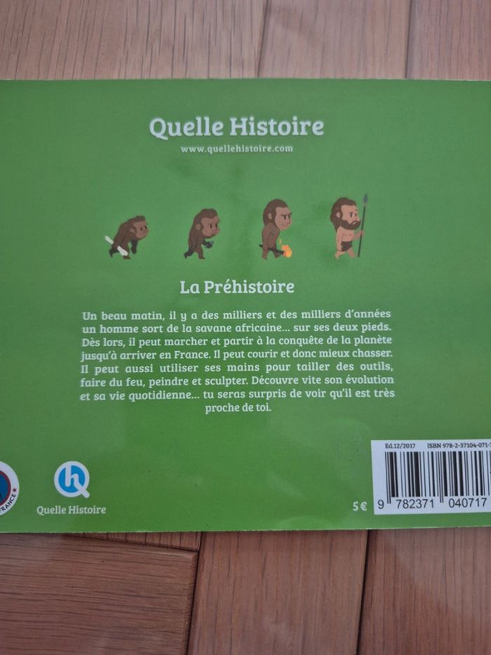 Livre Préhistoire  les premiers pas de l'homme - photo numéro 3