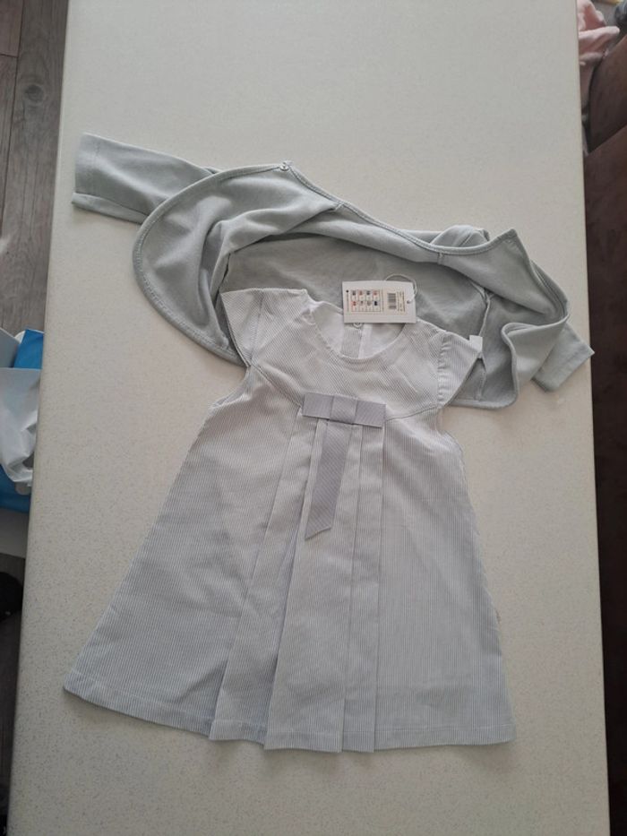 Robe neuve 18 mois avec gilet assorti - photo numéro 3