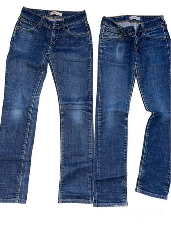 2 jeans#levi’s#slim fit#taille 28x32