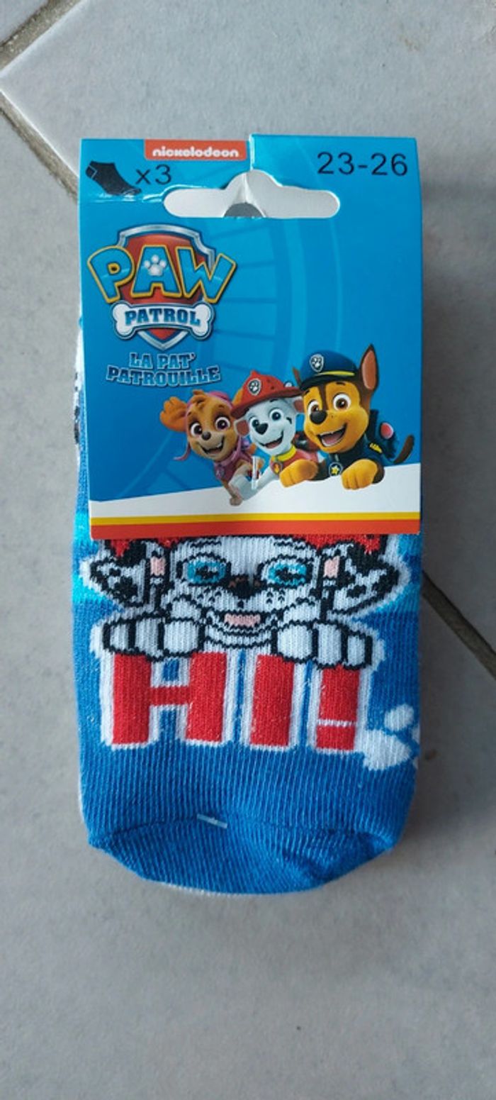 Chaussettes pat patrouille neuves pas 23 26