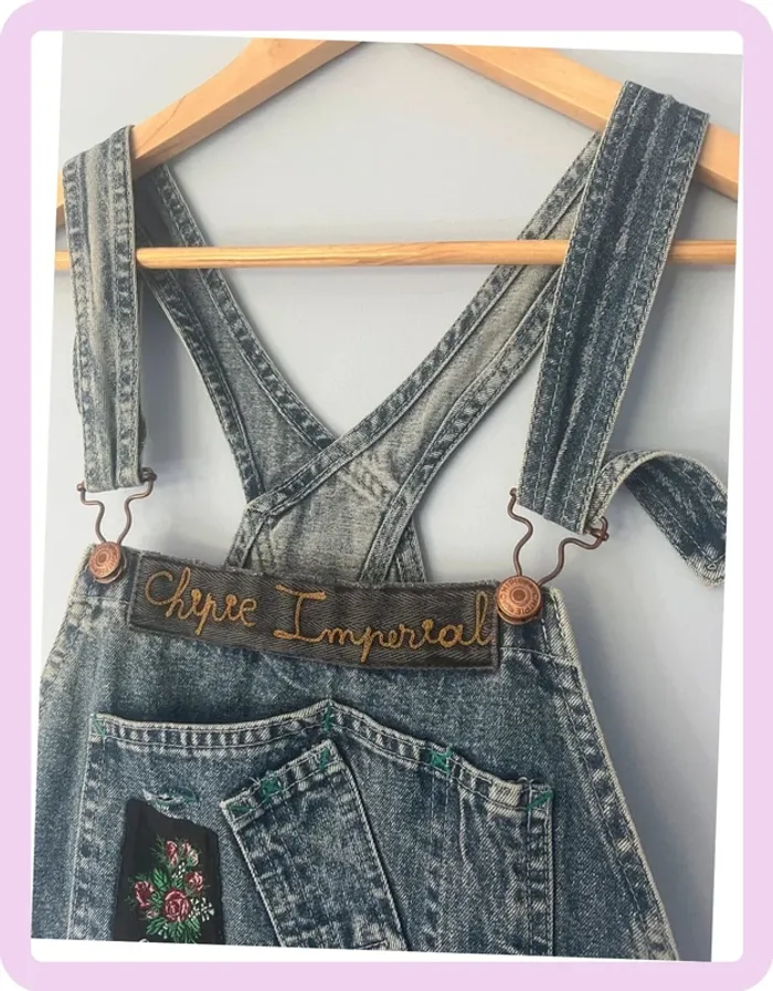 Salopette jean Chipie taille 36 – bretelles réglables & look casual cool - photo numéro 2