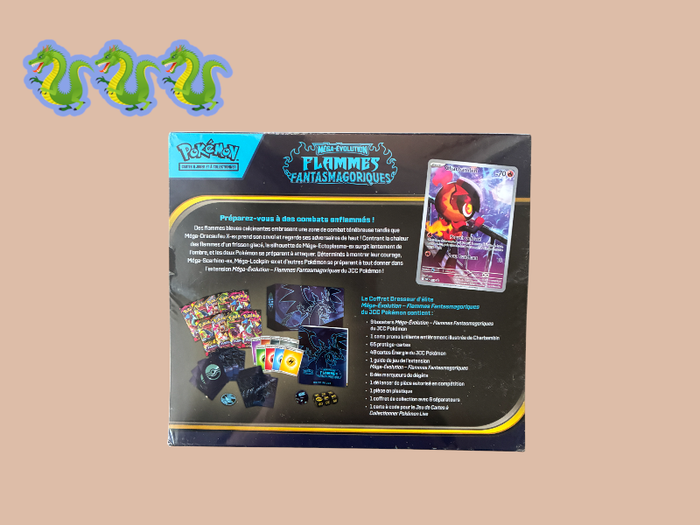 🔥 ETB Pokémon : Flammes Fantasmagoriques (ME02) - Neuf Scellé ✨ - photo numéro 3
