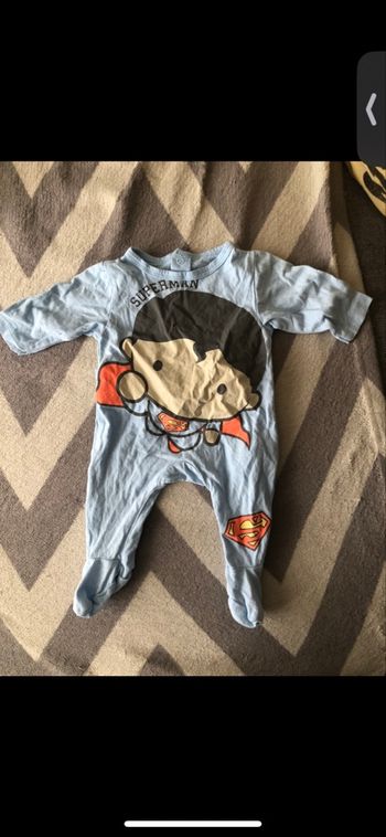 Pyjama bébé super man taille 1 mois