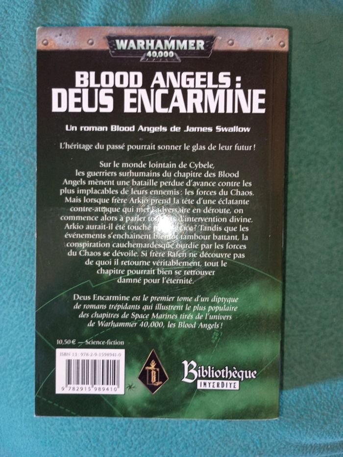 Livre blood Angels Deus encarmine - photo numéro 3