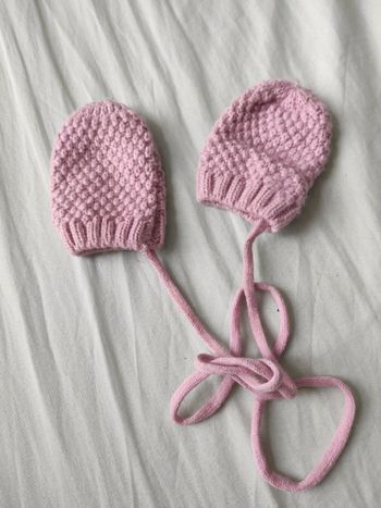 Moufles avec lien 6-12 mois