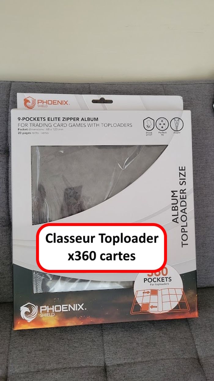 classeur toploaders pokemon