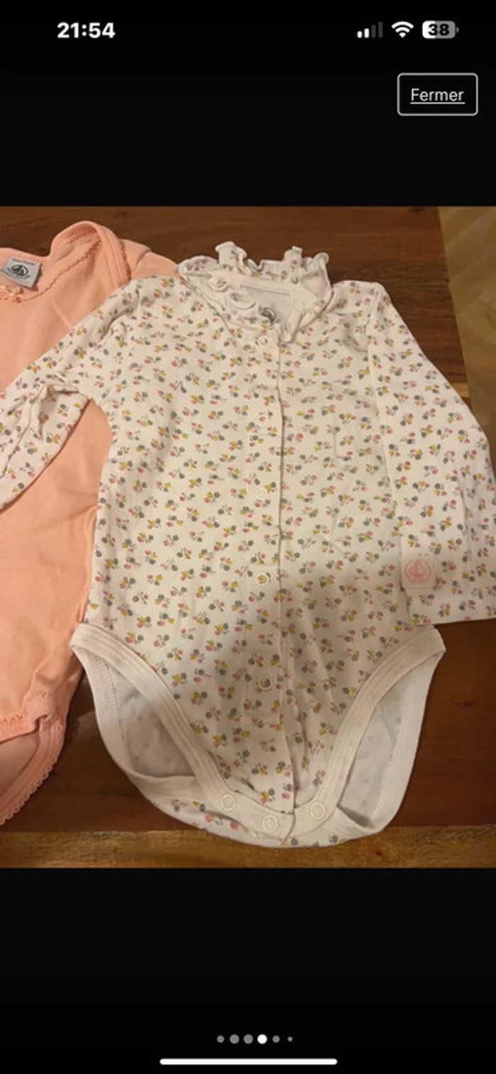 Bodies fille 12 mois petit bateau - photo numéro 4