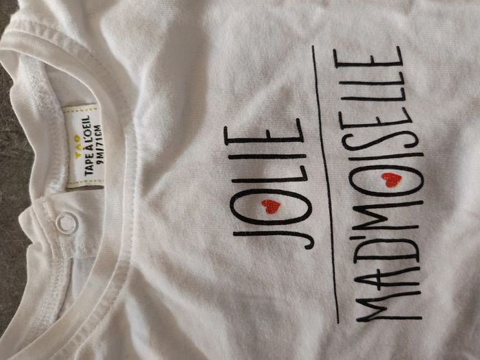 Ensemble "jolie mademoiselle" 9 mois - photo numéro 3