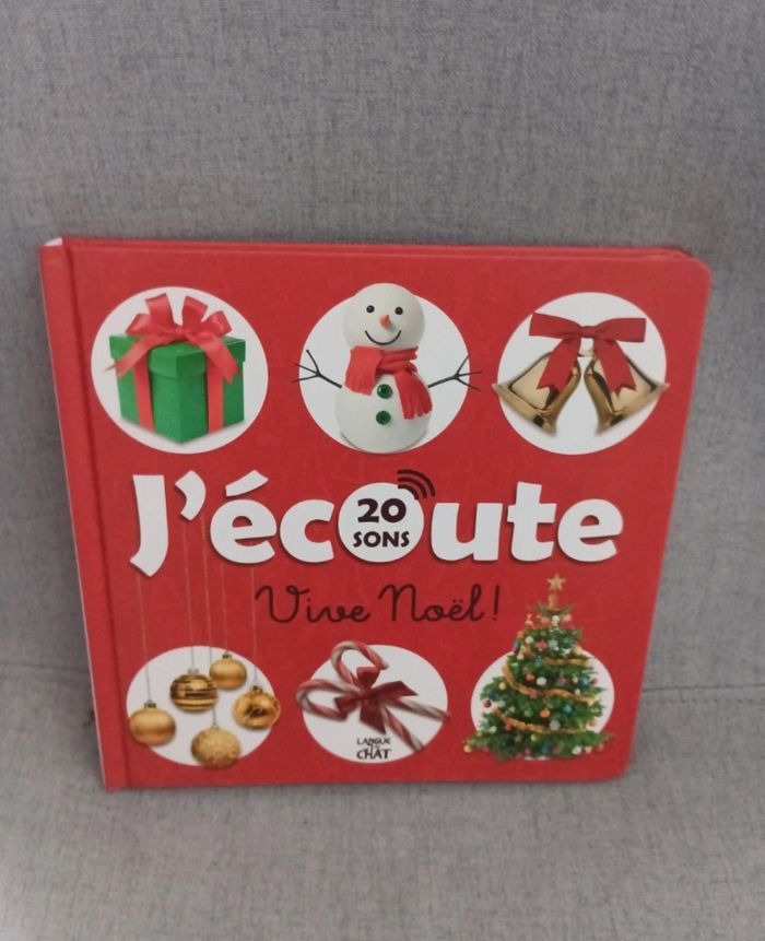 Super livre sonore j'écoute vive noël neuf
